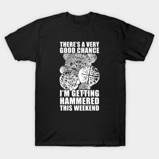 Funny hammered coin metal detecting T-Shirt